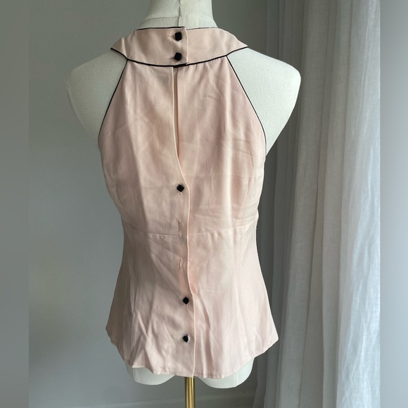 Vintage Nanette Lepore Beaded Halter Style Formal Top - Picture 2 of 6